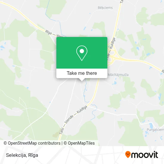 Selekcija map