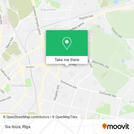 Sia Ibiza map