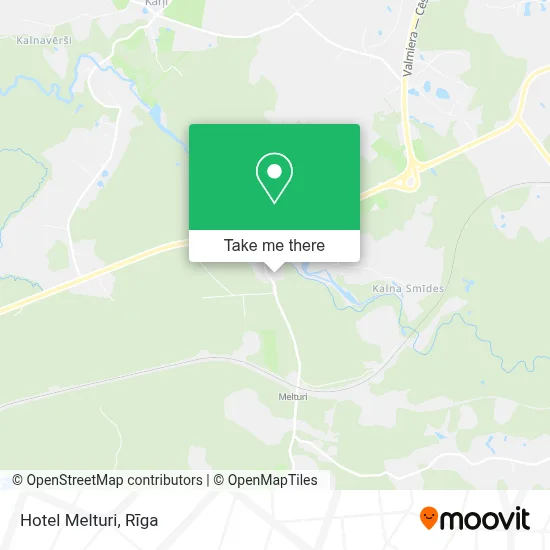 Hotel Melturi map