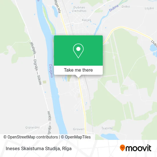 Ineses Skaistuma Studija map