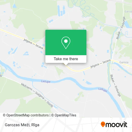 Garozas Meži map