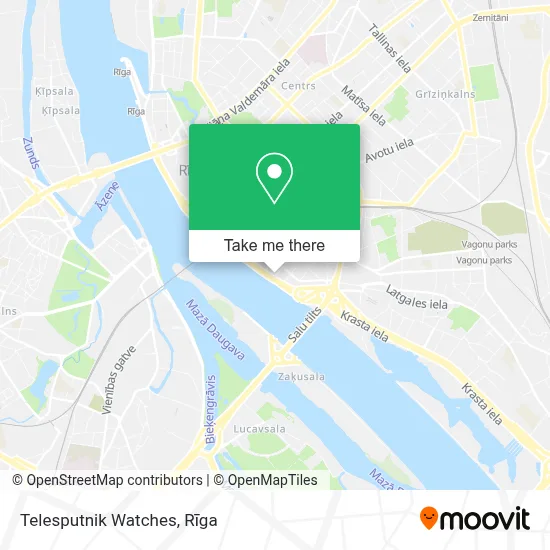 Telesputnik Watches map