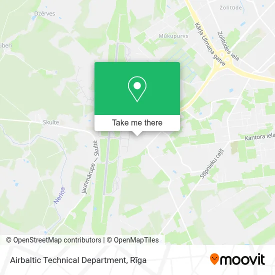 Airbaltic Technical Department map