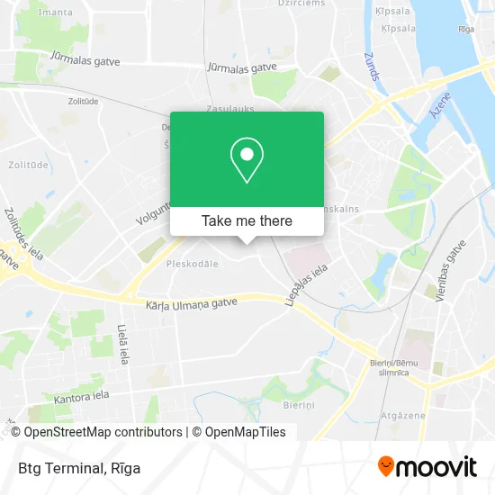 Btg Terminal map