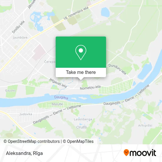 Aleksandra map