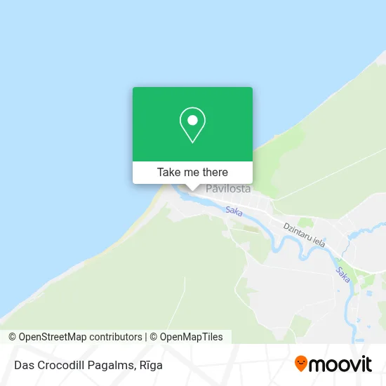 Das Crocodill Pagalms map