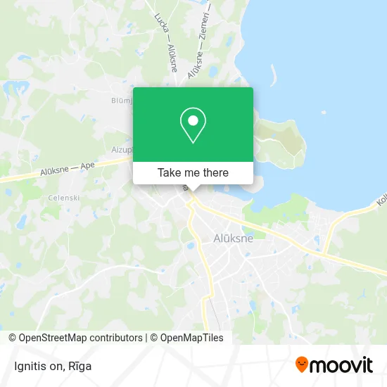 Ignitis on map