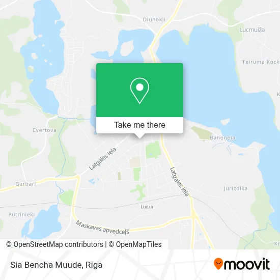 Sia Bencha Muude map