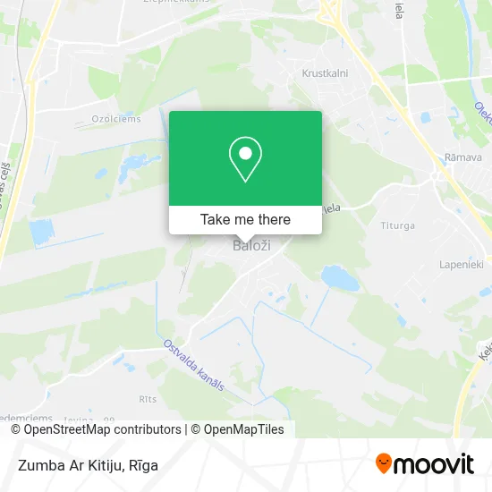 Zumba Ar Kitiju map