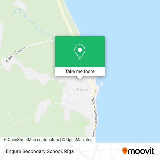 Engure Secondary School map