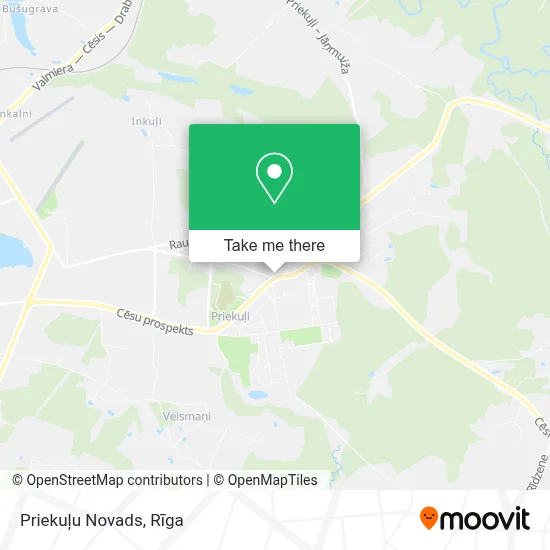 Priekuļu Novads map