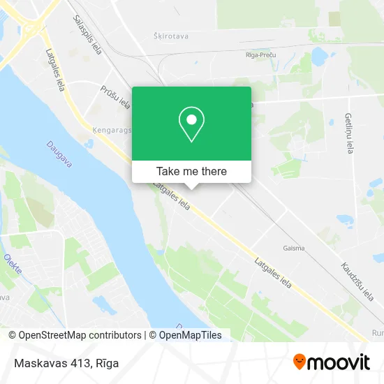 Maskavas 413 map
