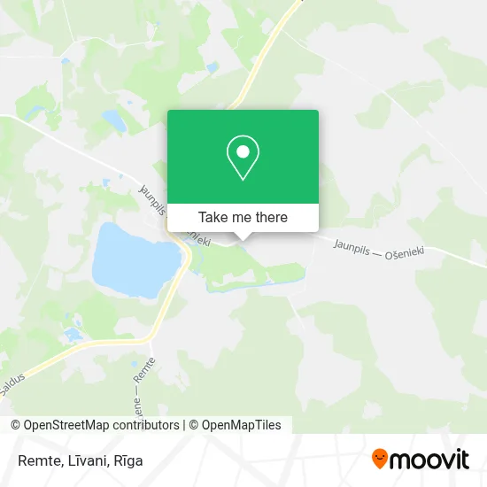 Remte, Līvani map