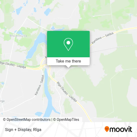 Sign + Display map