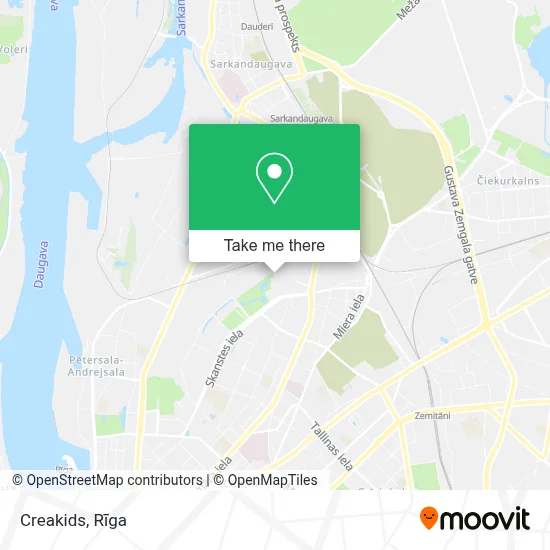 Creakids map