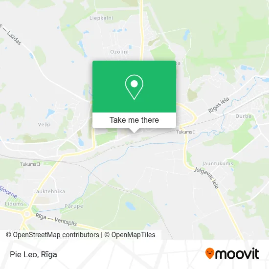 Pie Leo map