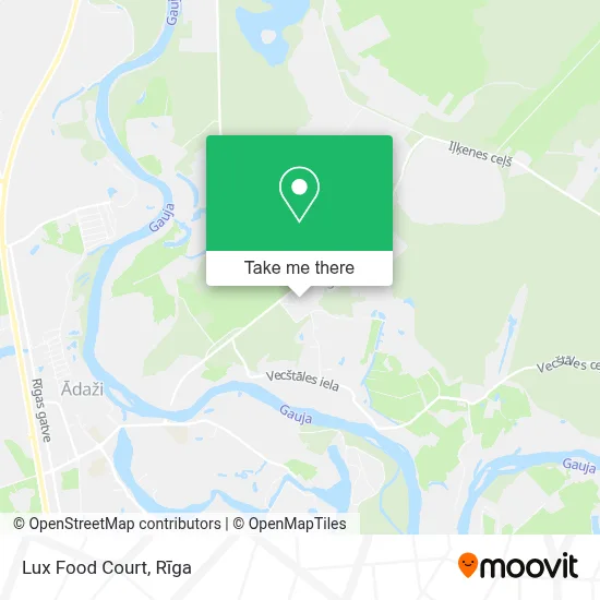 Lux Food Court map