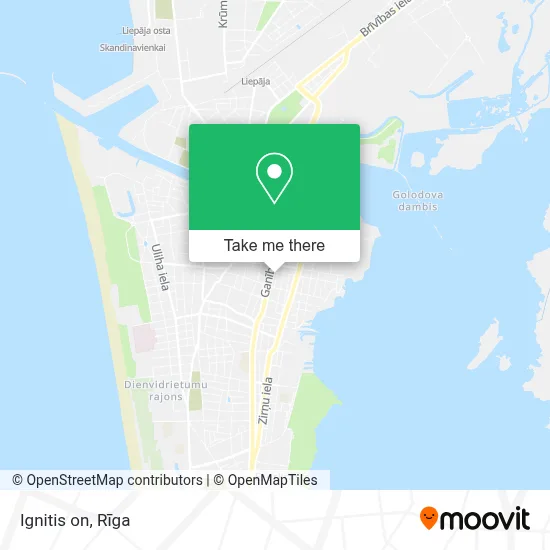 Ignitis on map