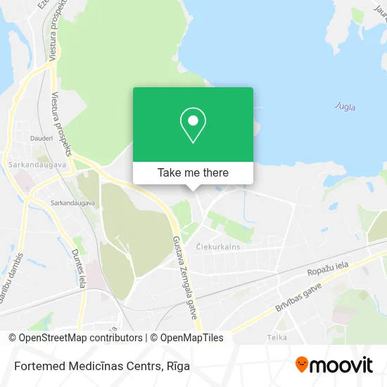 Fortemed Medicīnas Centrs map