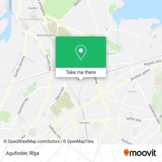 Agufinder map