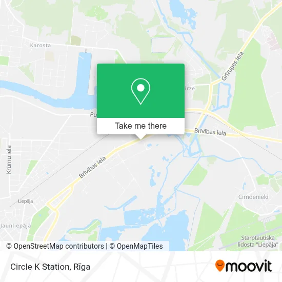 Circle K Station map