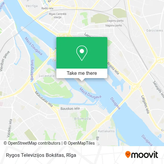 Rygos Televizijos Bokštas map