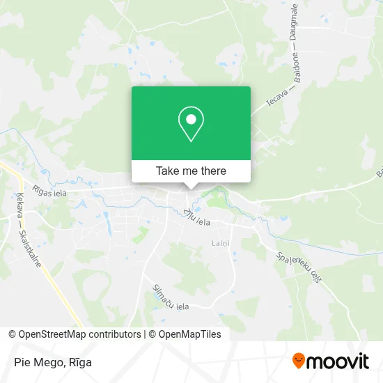 Pie Mego map