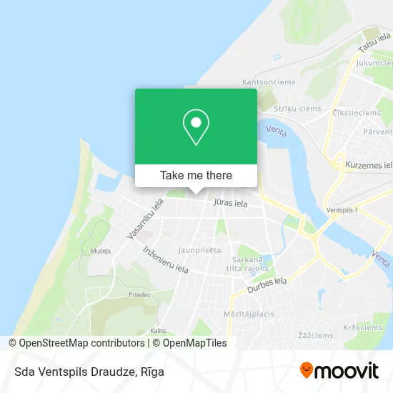 Sda Ventspils Draudze map