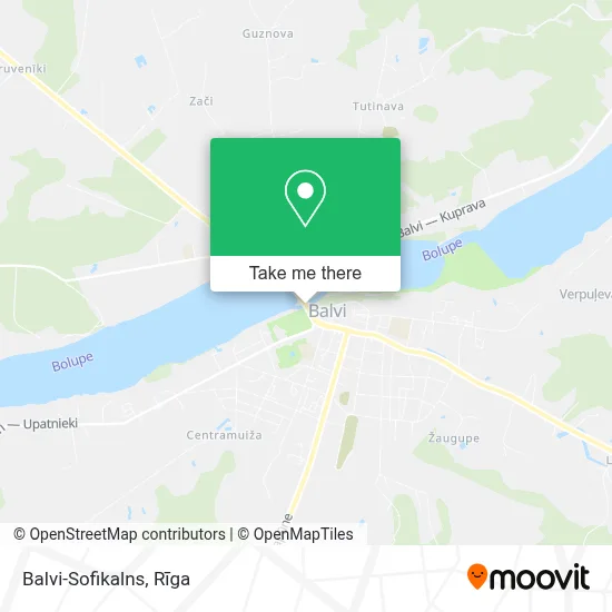 Balvi-Sofikalns map