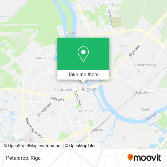 Petaldrop map