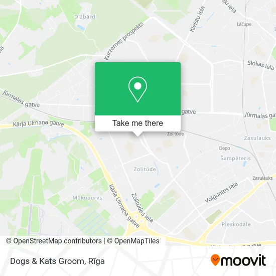 Dogs & Kats Groom map