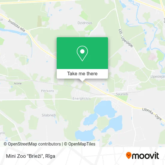 Mini Zoo "Brieži" map