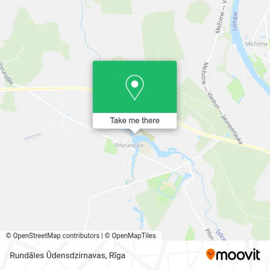 Rundāles Ūdensdzirnavas map