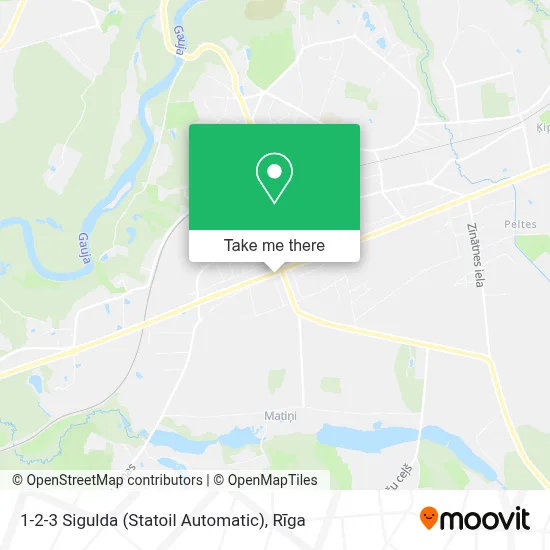 1-2-3 Sigulda (Statoil Automatic) map