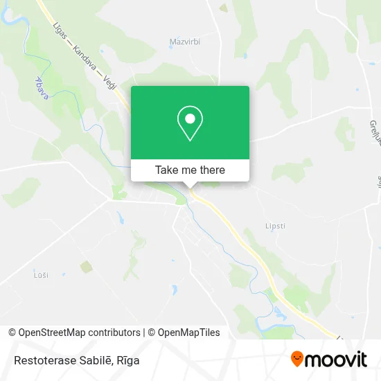 Restoterase Sabilē map