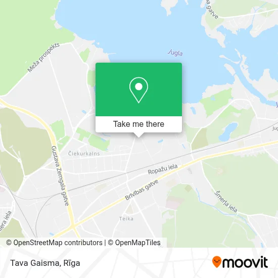Tava Gaisma map