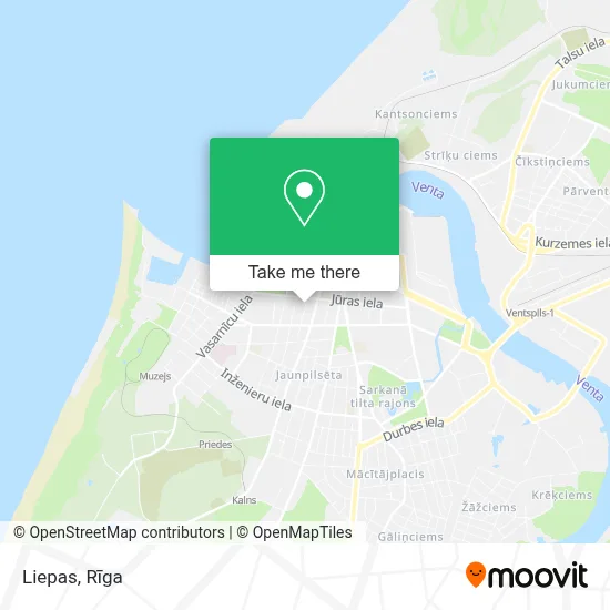 Liepas map