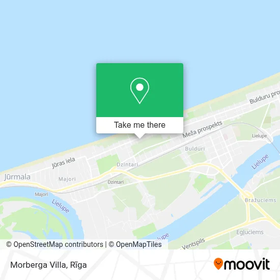 Morberga Villa map