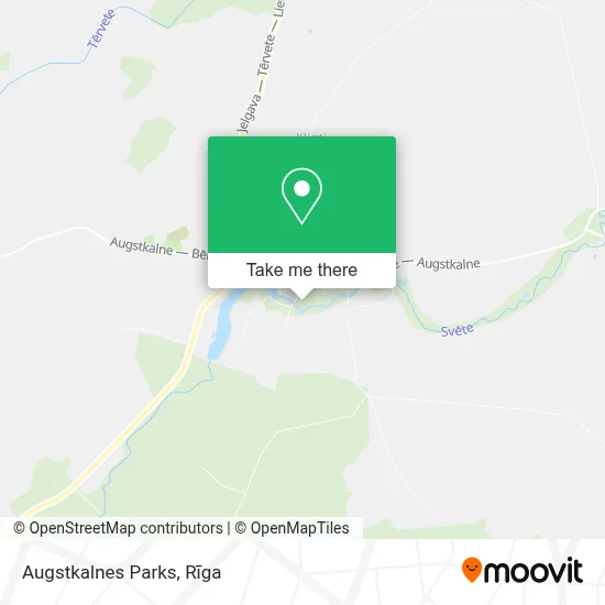 Augstkalnes Parks map