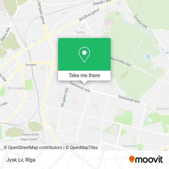 Jysk Lv map