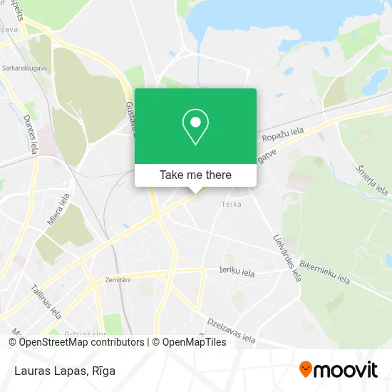 Lauras Lapas map