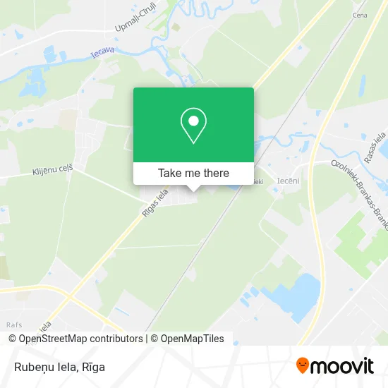 Rubeņu Iela map