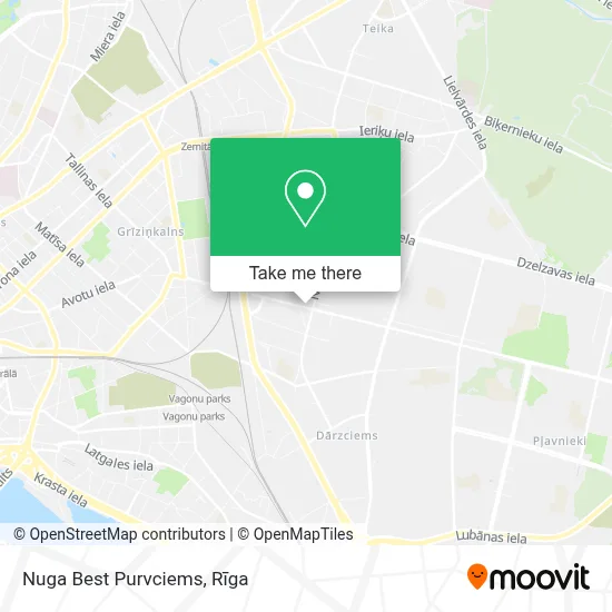 Nuga Best Purvciems map