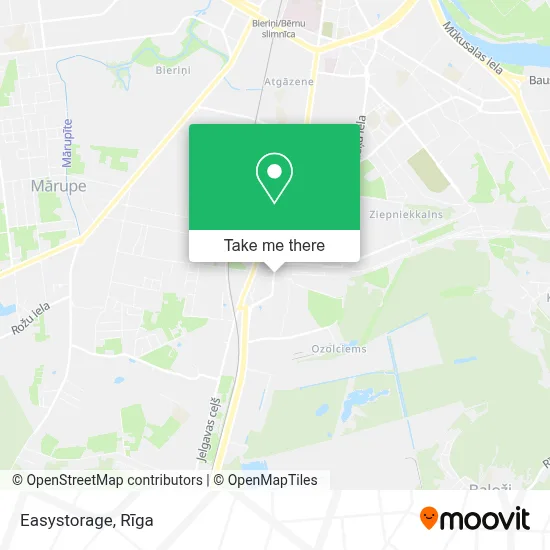 Easystorage map