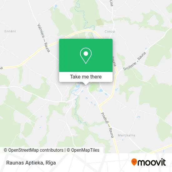 Raunas Aptieka map