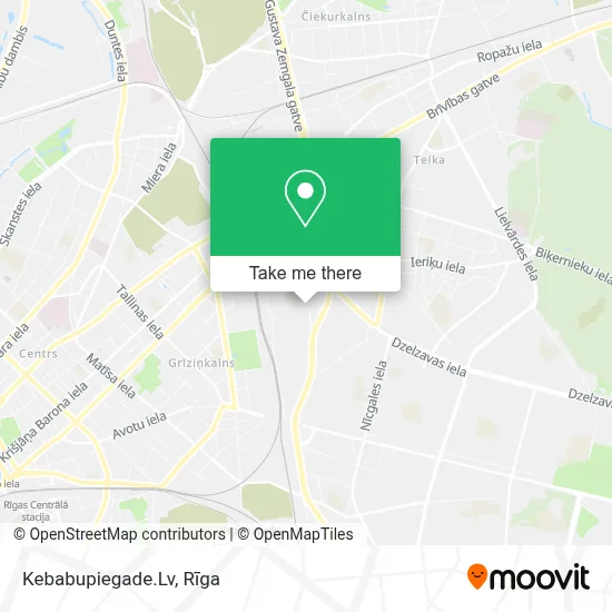 Kebabupiegade.Lv map