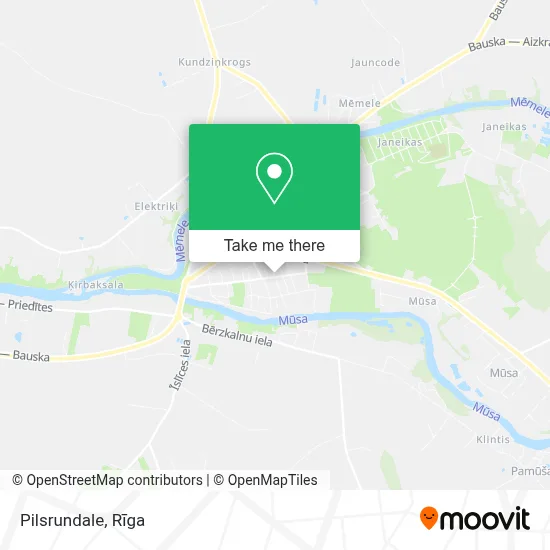 Pilsrundale map