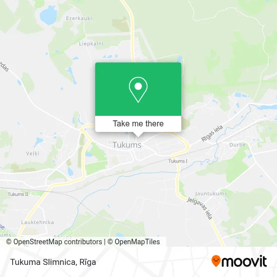Tukuma Slimnica map