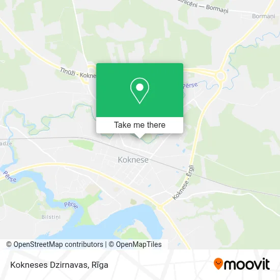 Kokneses Dzirnavas map
