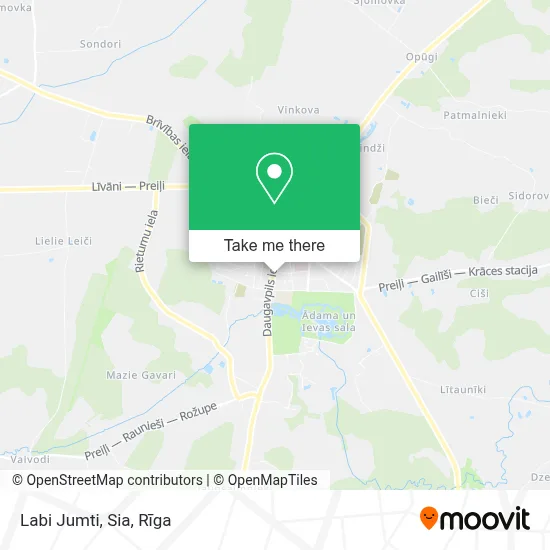 Labi Jumti, Sia map